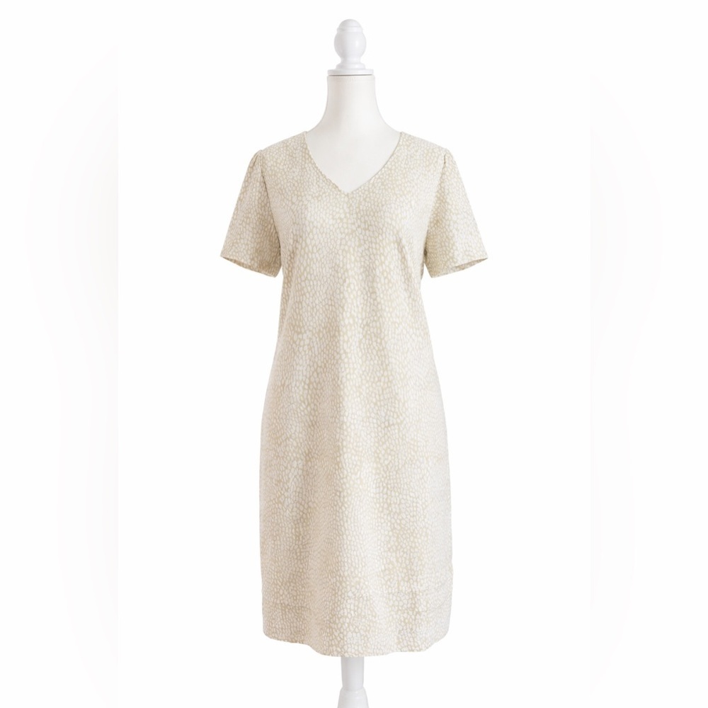 Nicole Miller Original Linen Blend Shift Dress Size L